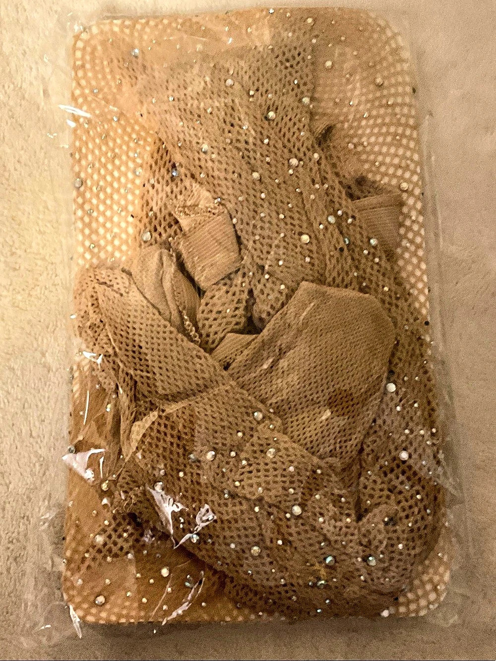 Embellished Mesh Hosiery L-XXL NWT